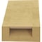 Ekena Millwork 5-inch W x 6-inch D x 6-inch H Traditional Rough Cedar Woodgrain TimberThane Knee Brace, Primed BRCUR05X06X06TRARCPR - alternate 4